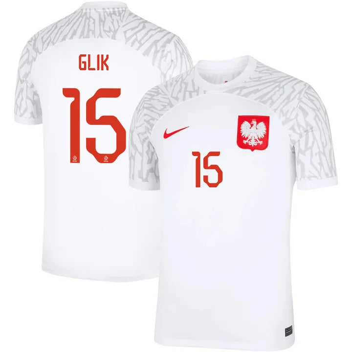 Kamil Glik Poland 15 FIFA World Cup Jersey