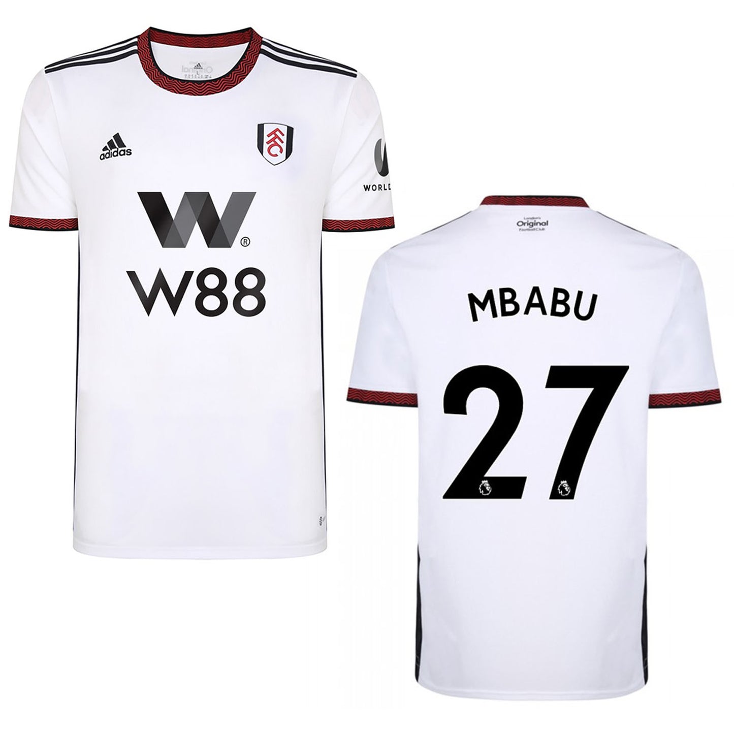 Kevin Mbabu Fulham 27 Jersey