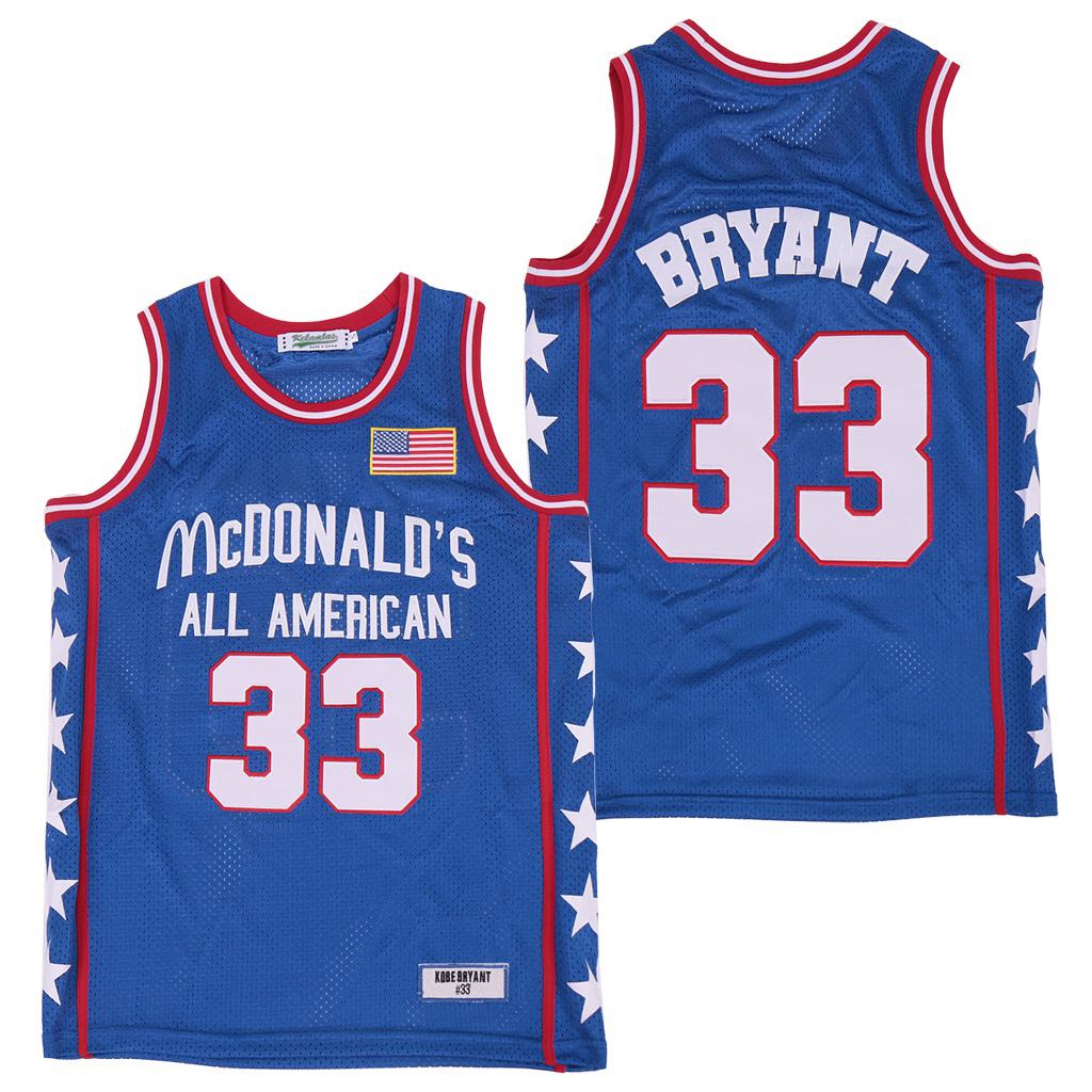 Kobe Bryant McDonald’s All American 33 Highschool Basketball Jersey