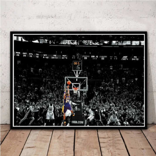 Kobe Bryant Buzzer Beater Wall Poster