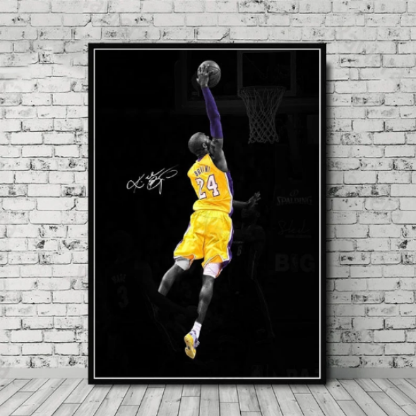 Kobe Bryant Basketball Wall Poster