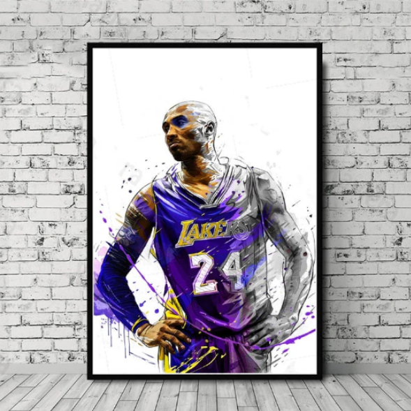 Kobe Bryant Basketball Wall Poster
