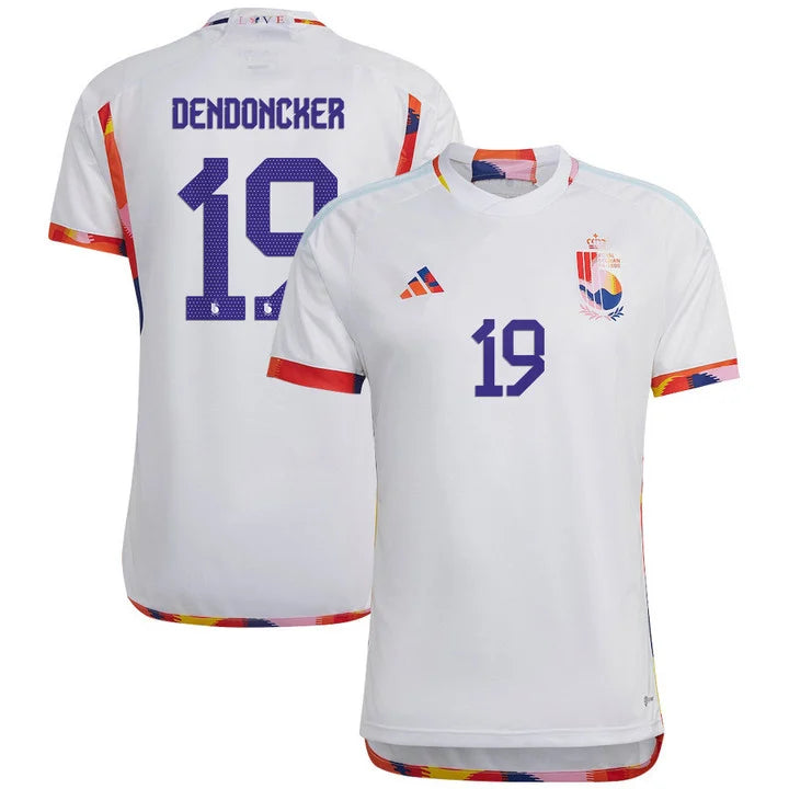 Leander Dendoncker Belgium 19 FIFA World Cup Jersey