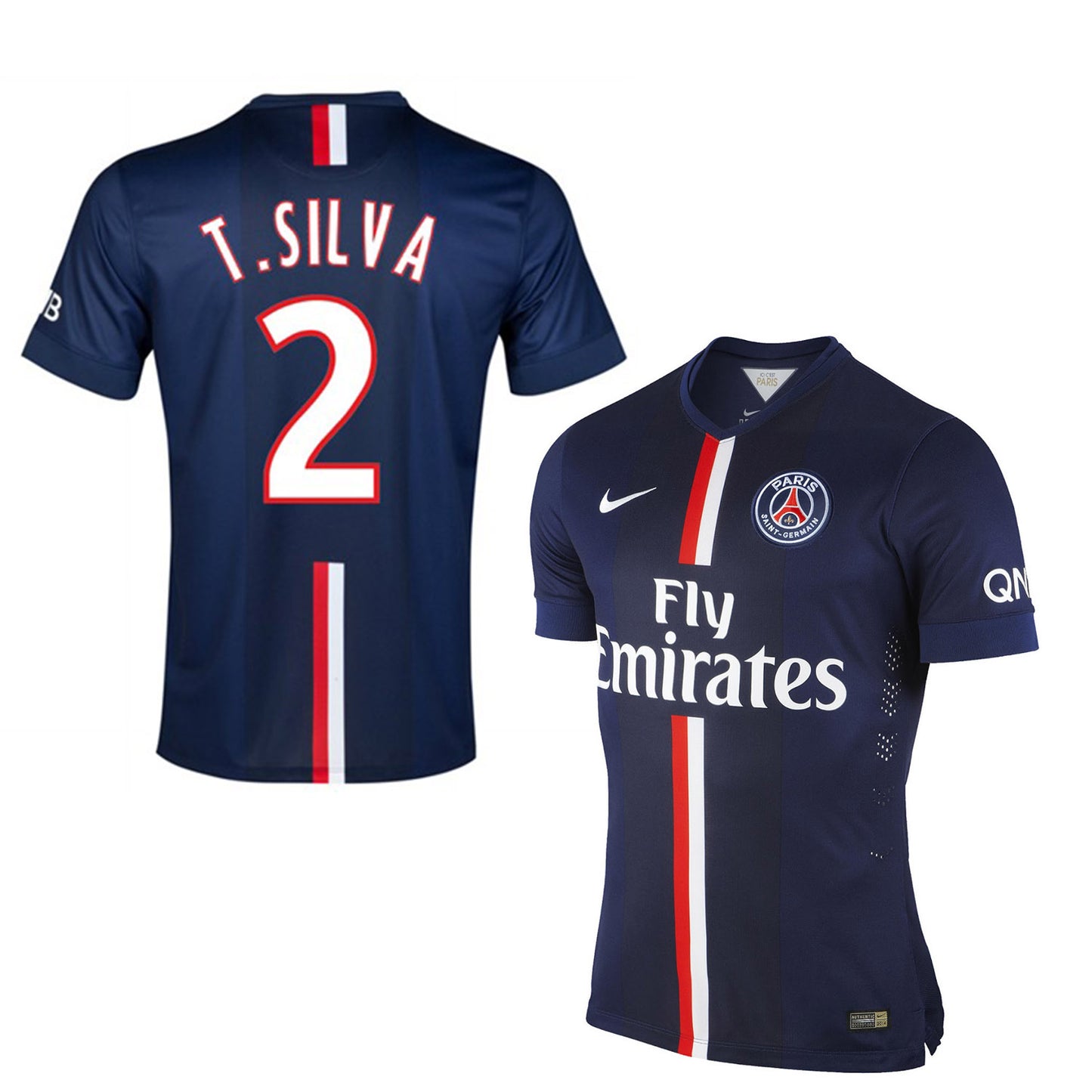 Ligue 1 Thiago Silva PSG 2 Jersey