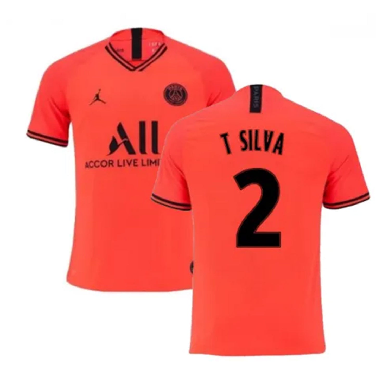 Ligue 1 Thiago Silva PSG 2 Jersey