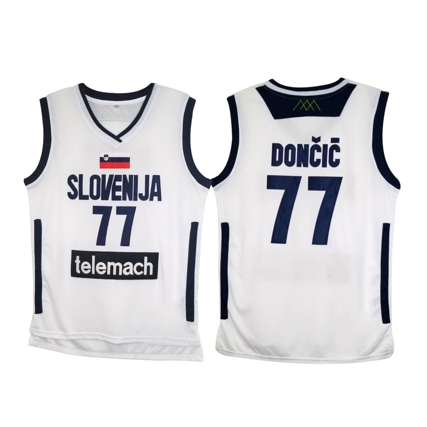 Luka Doncic Slovenia Euro 77 Basketball Jersey