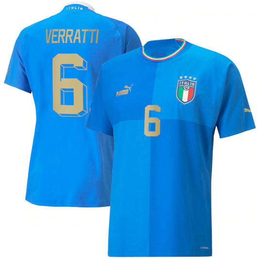 Marco Verratti Italy Soccer 6 Jersey