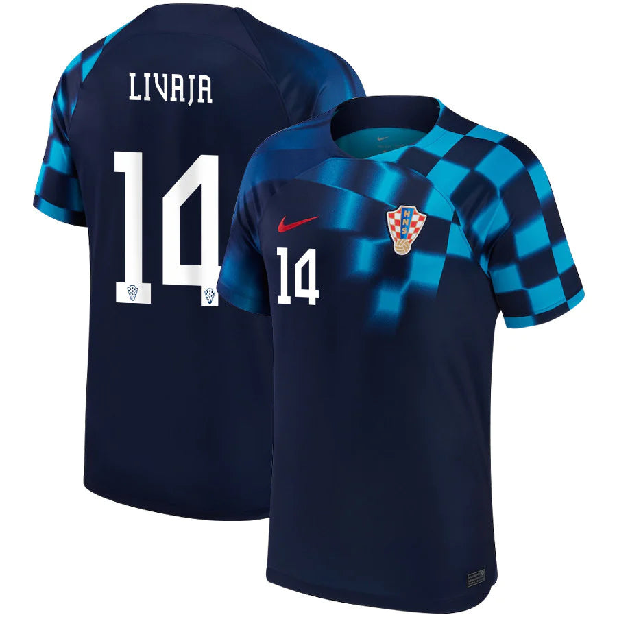 Marko Livaja Croatia 14 FIFA World Cup Jersey