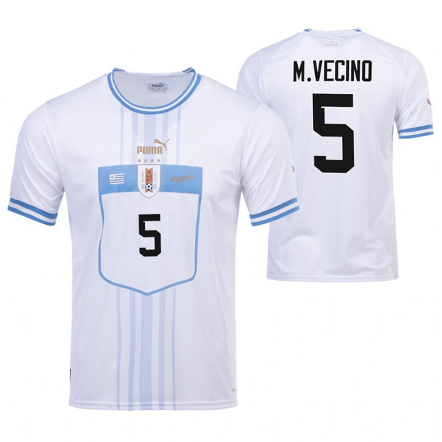 Matias Vecino Uruguay 5 Fifa World Cup Jersey