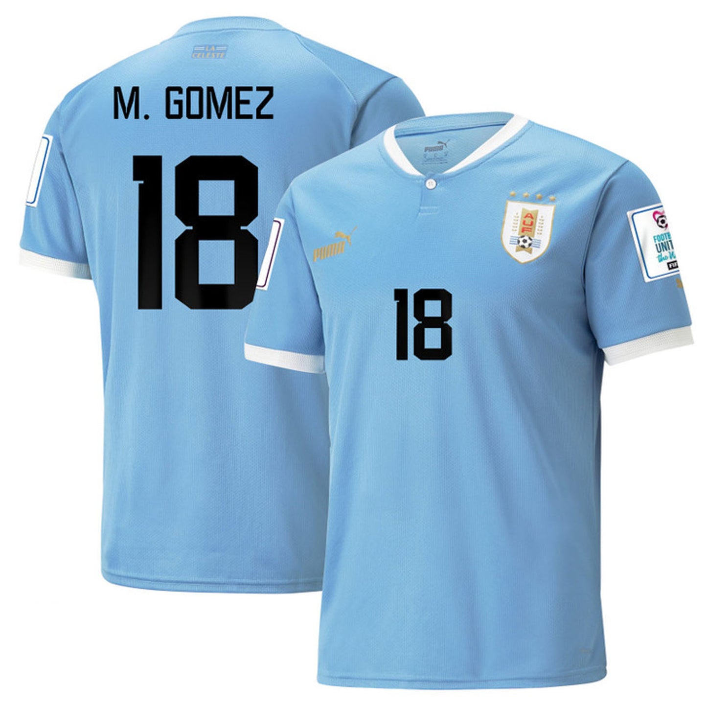 Maxi Gómez Uruguay 18 Fifa World Cup Jersey
