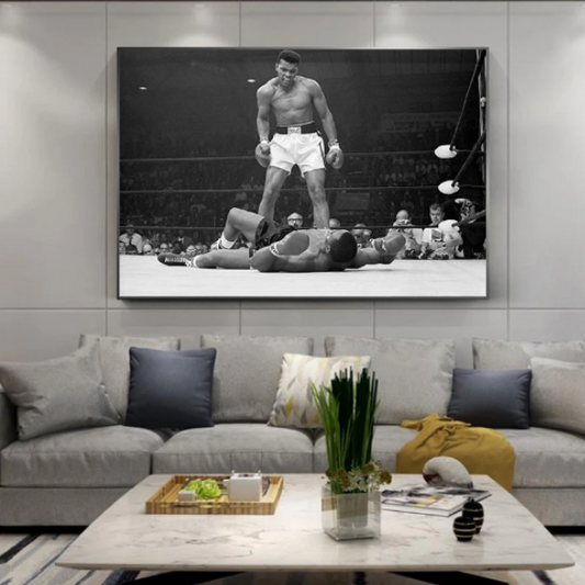 Mohammed Ali VS Sony Liston Wall Poster