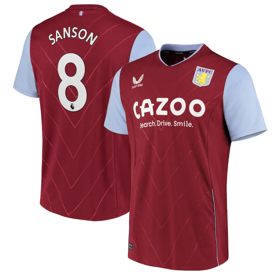 Morgan Sanson Aston Villa 8 Jersey