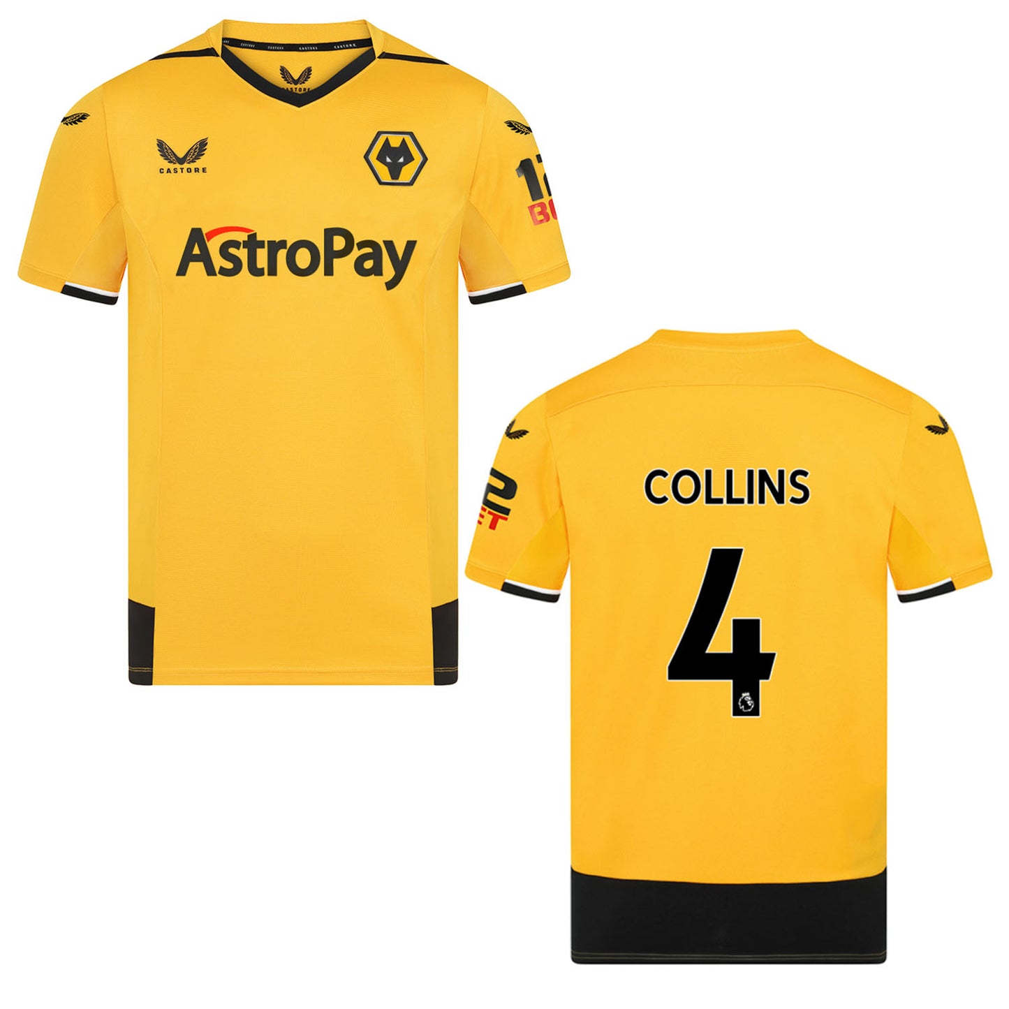 Nathan Collins Wolves 4 Jersey