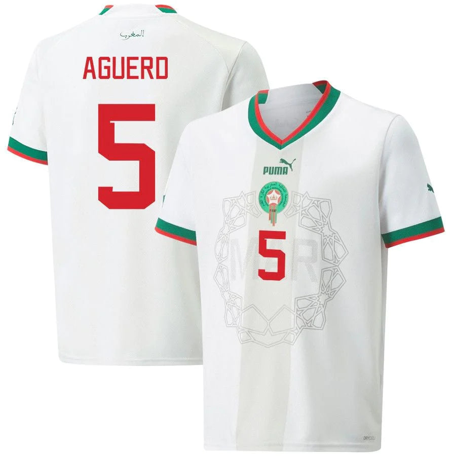 Nayef Aguerd Morocco 5 FIFA World Cup Jersey