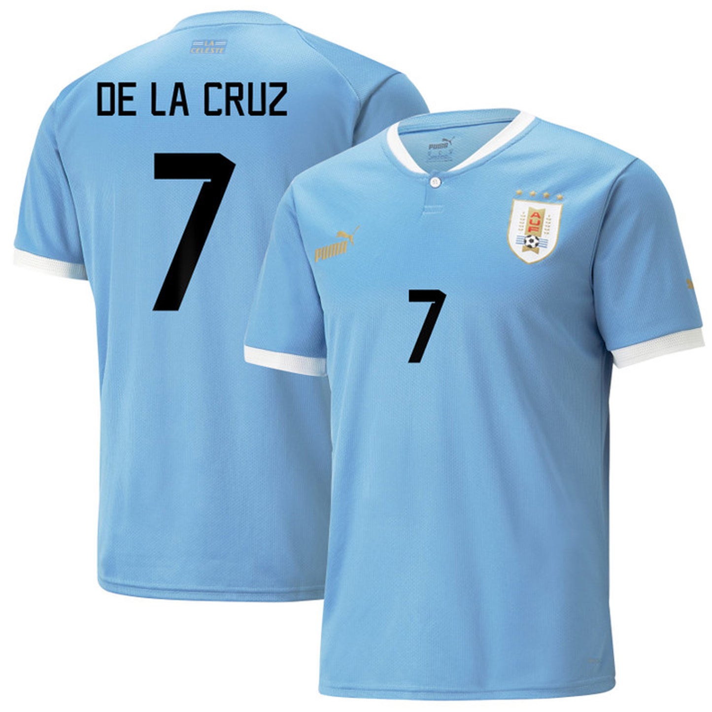 Nicolás De La Cruz Uruguay 7 Fifa World Cup Jersey