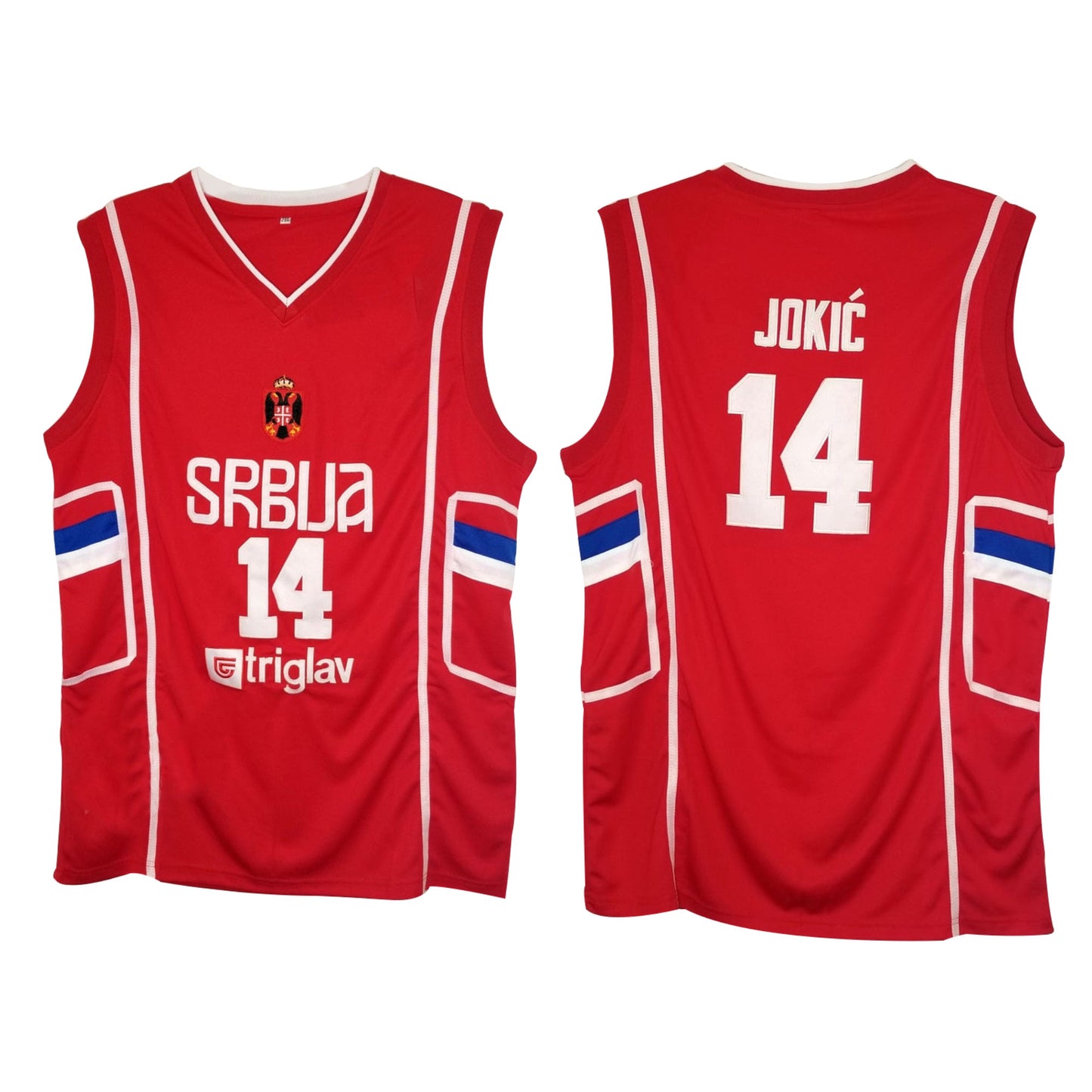 Nikola Jokic Serbia Euro 14 Basketball Jersey