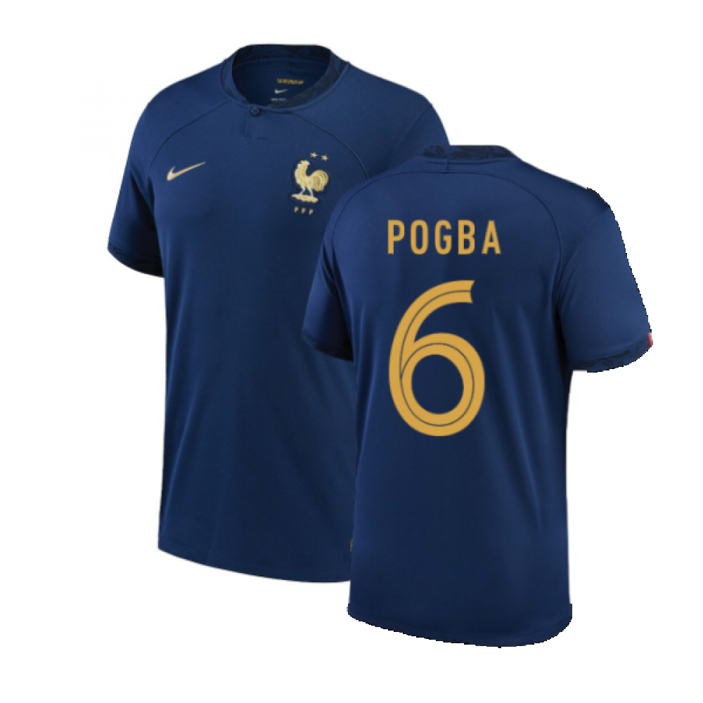 Paul Pogba France 6  FIFA World Cup Jersey