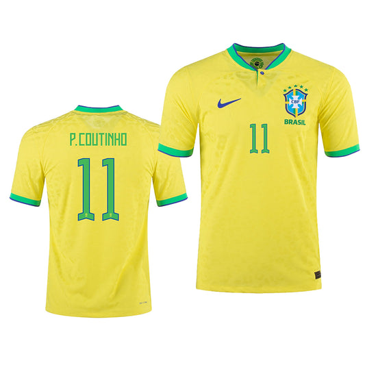 Phillipe Coutinho Brazil 11 FIFA World Cup Jersey