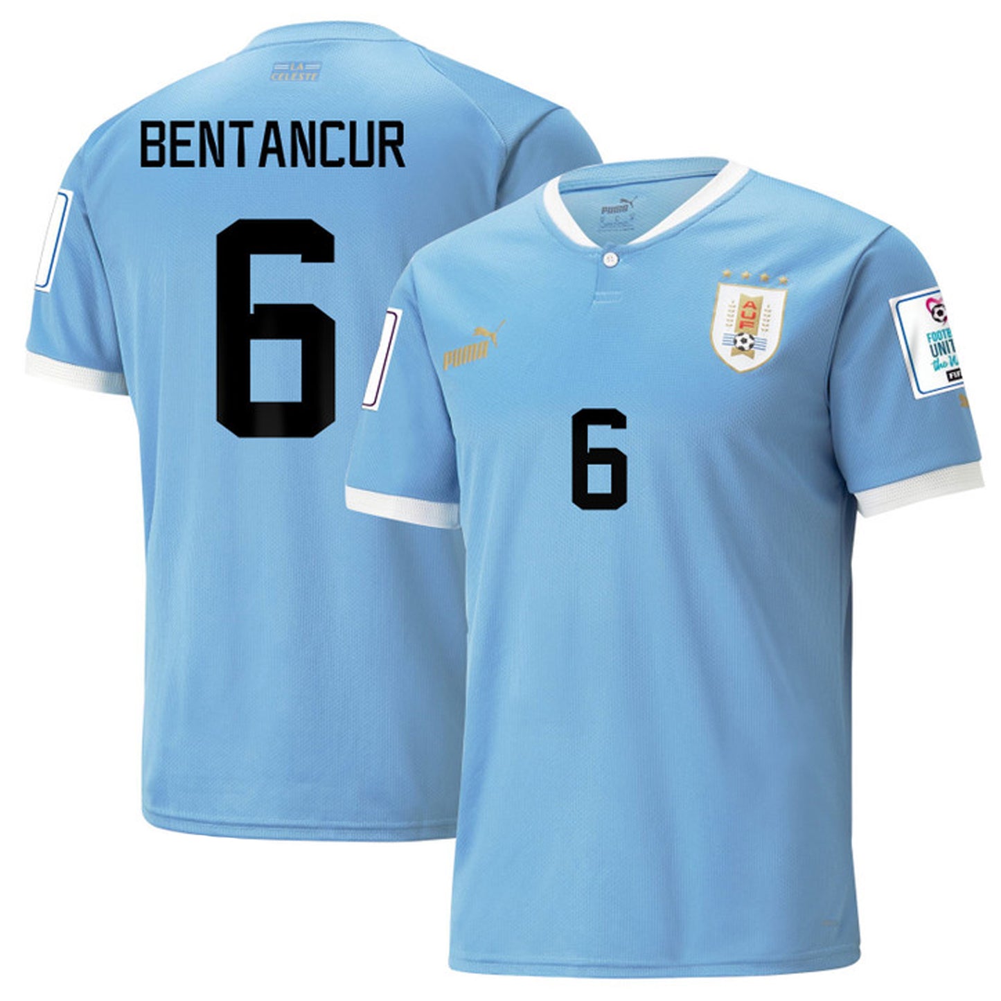 Rodrigo Bentancur Uruguay 6 Fifa World Cup Jersey