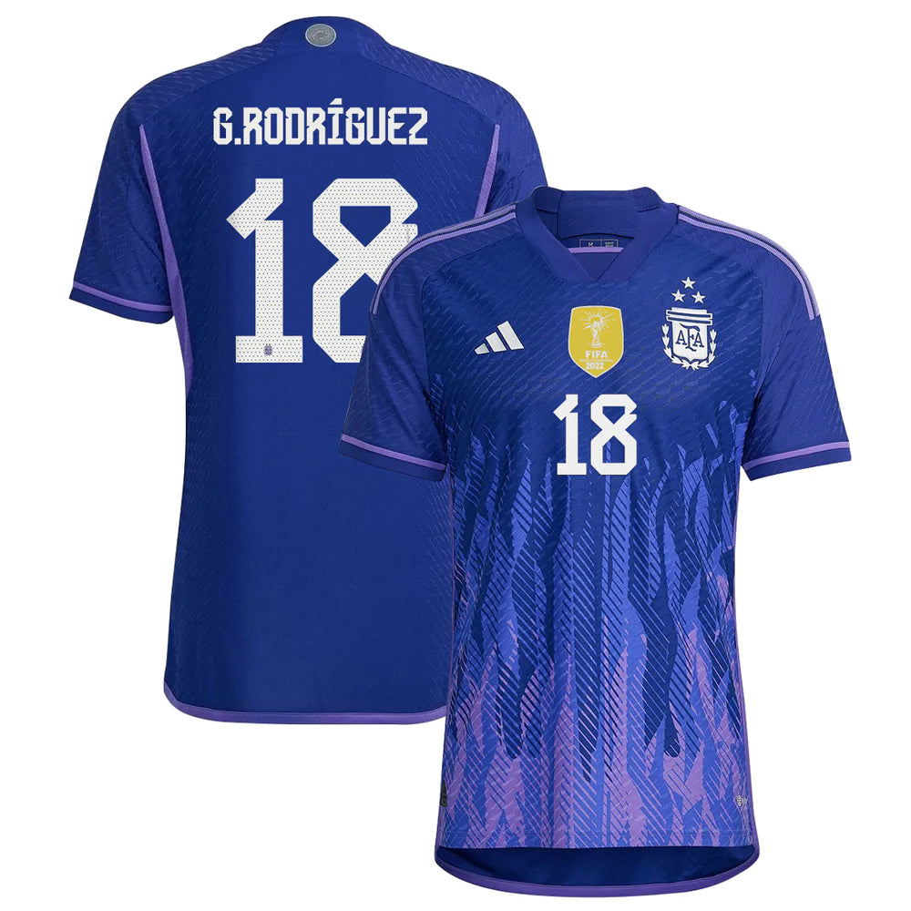 Guido Rodriguez Argentina 18 FIFA World Cup Jersey