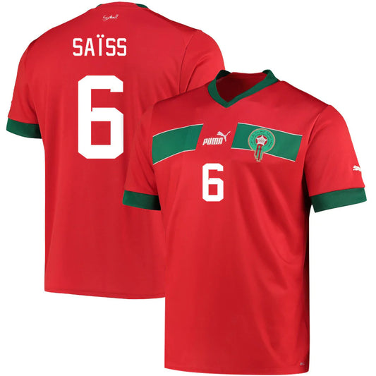 Romain Saiss Morocco 6 FIFA World Cup Jersey