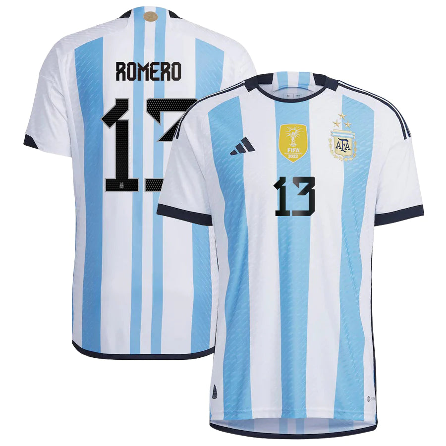 Cristian Romero Argentina 13 FIFA World Cup Jersey