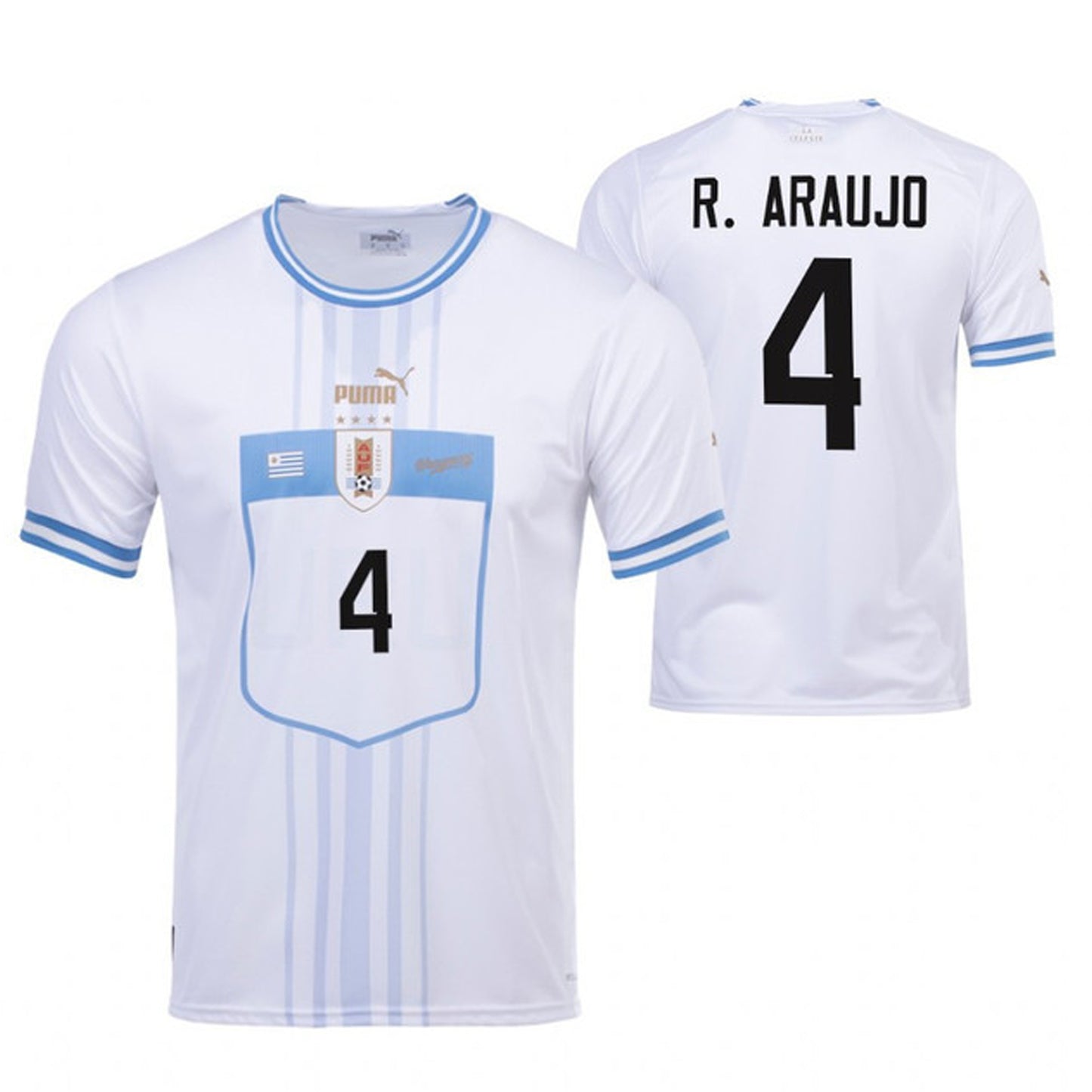 Ronald Araújo Uruguay 4 Fifa World Cup Jersey