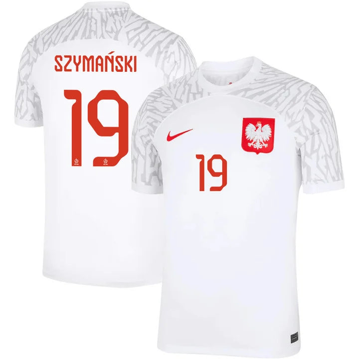 Sebastian Szymański Poland 19 FIFA World Cup Jersey