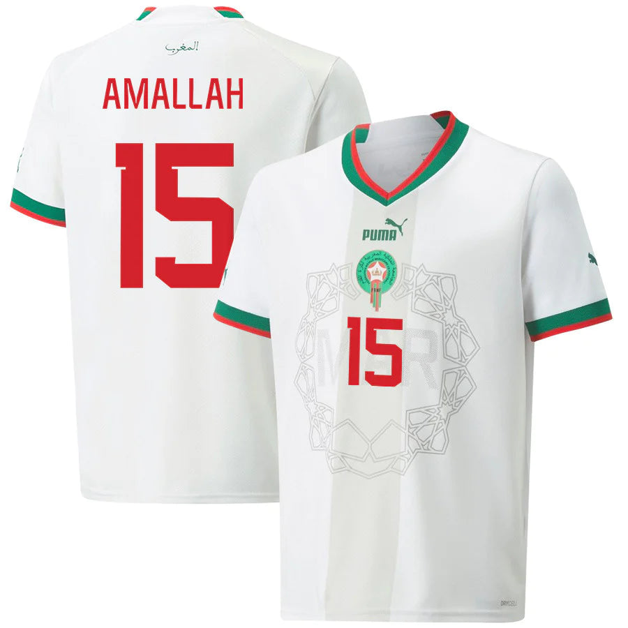 Selim Amallah Morocco 15 FIFA World Cup Jersey