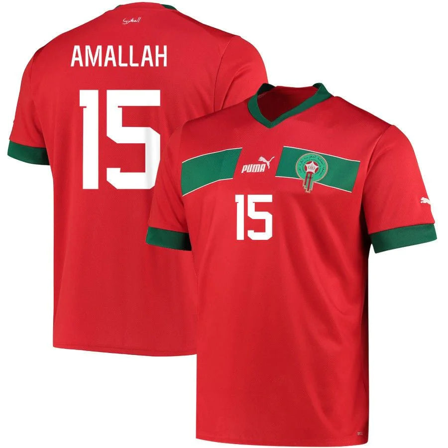 Selim Amallah Morocco 15 FIFA World Cup Jersey