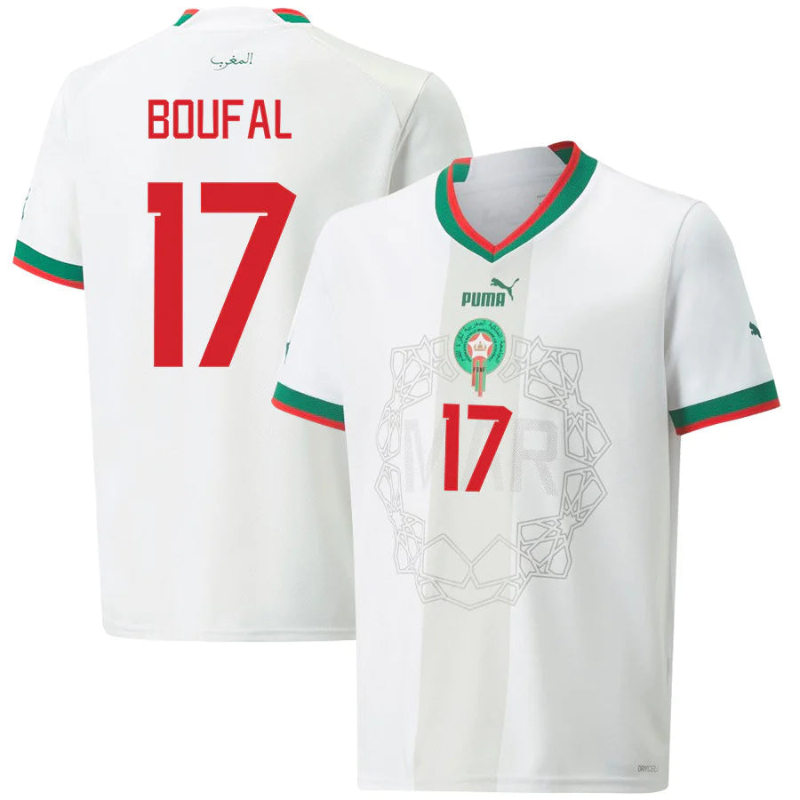 Sofiane Boufal Morocco 17 FIFA World Cup Jersey