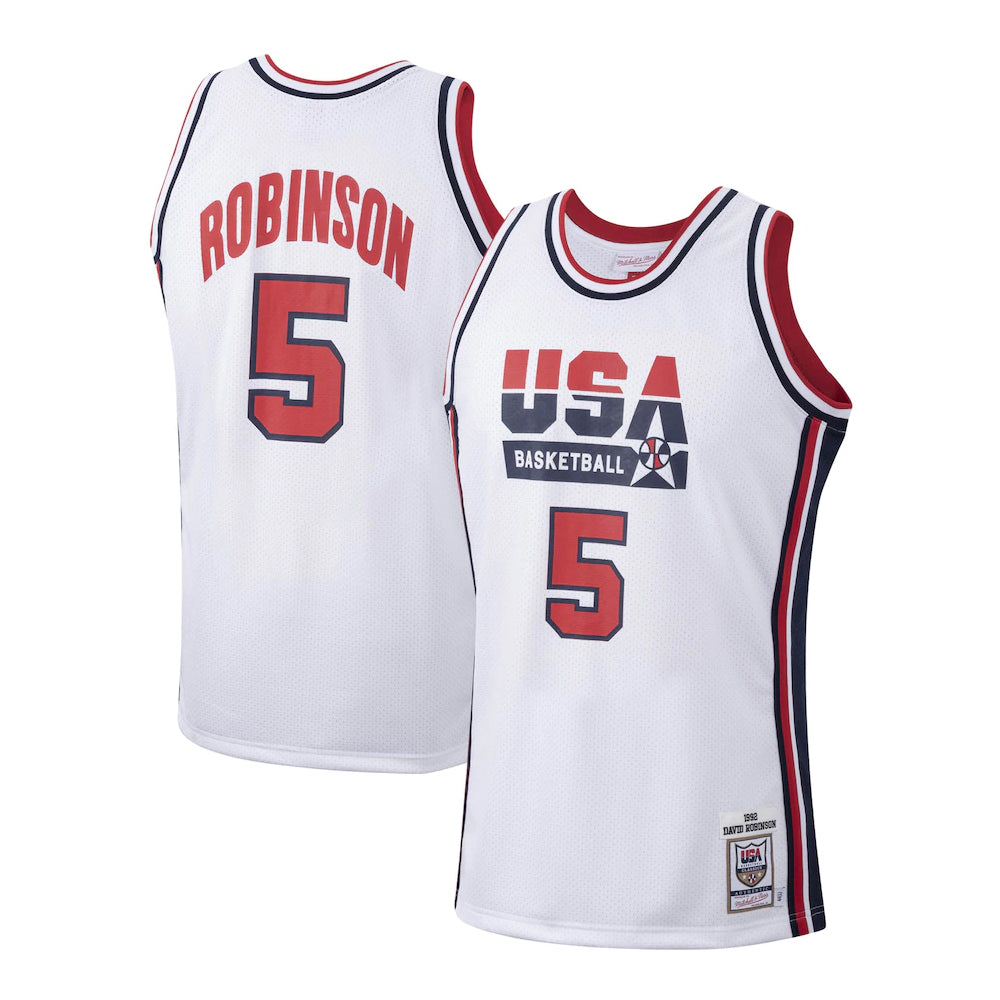 Team USA David Robinson 5 Jersey