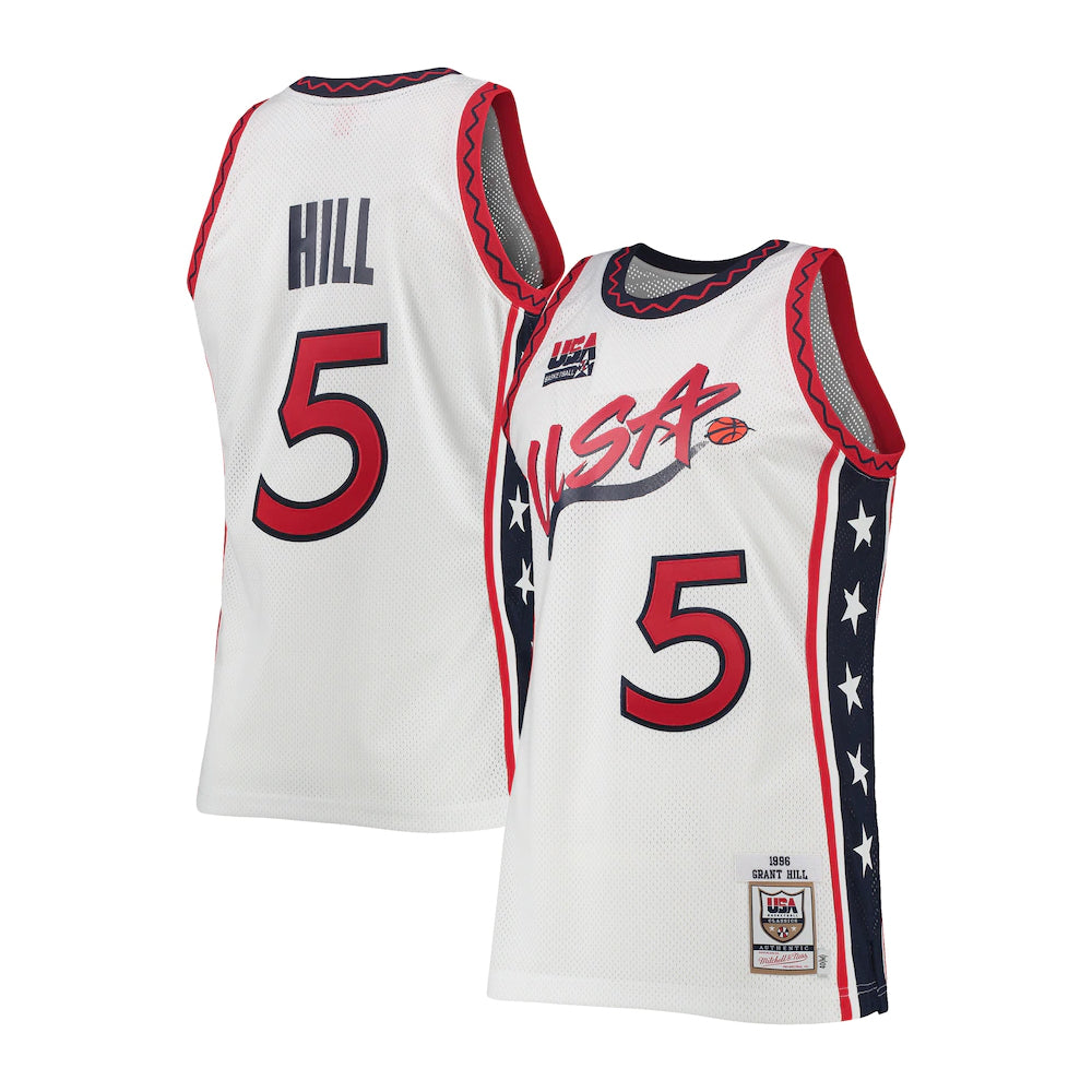 Team USA Grant Hill 5 Jersey