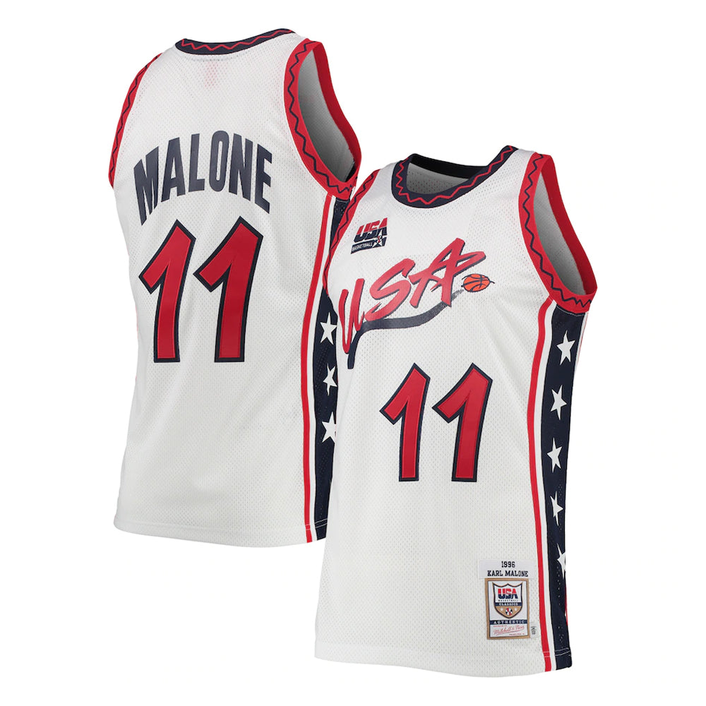 Team USA Karl Malone 11 Jersey
