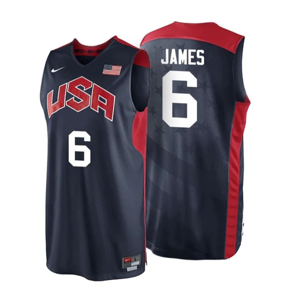 Team USA LeBron James 6 Jersey