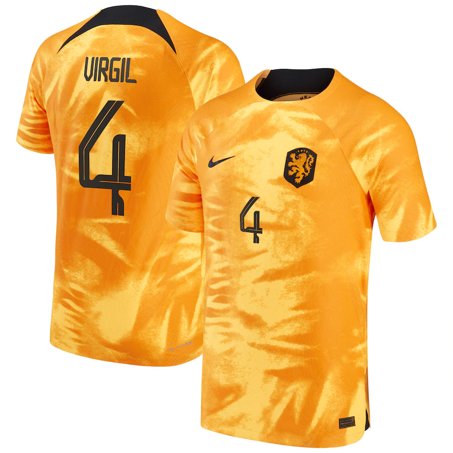 Virgil van Dijk Netherlands 4 FIFA World Cup Jersey