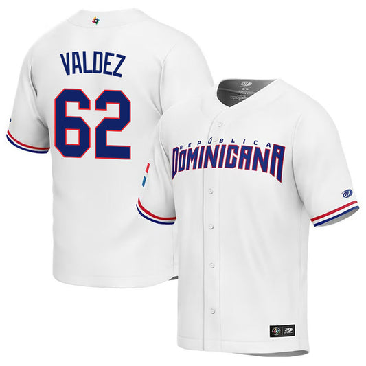 WBC César Valdez Dominican Republic 62 Jersey