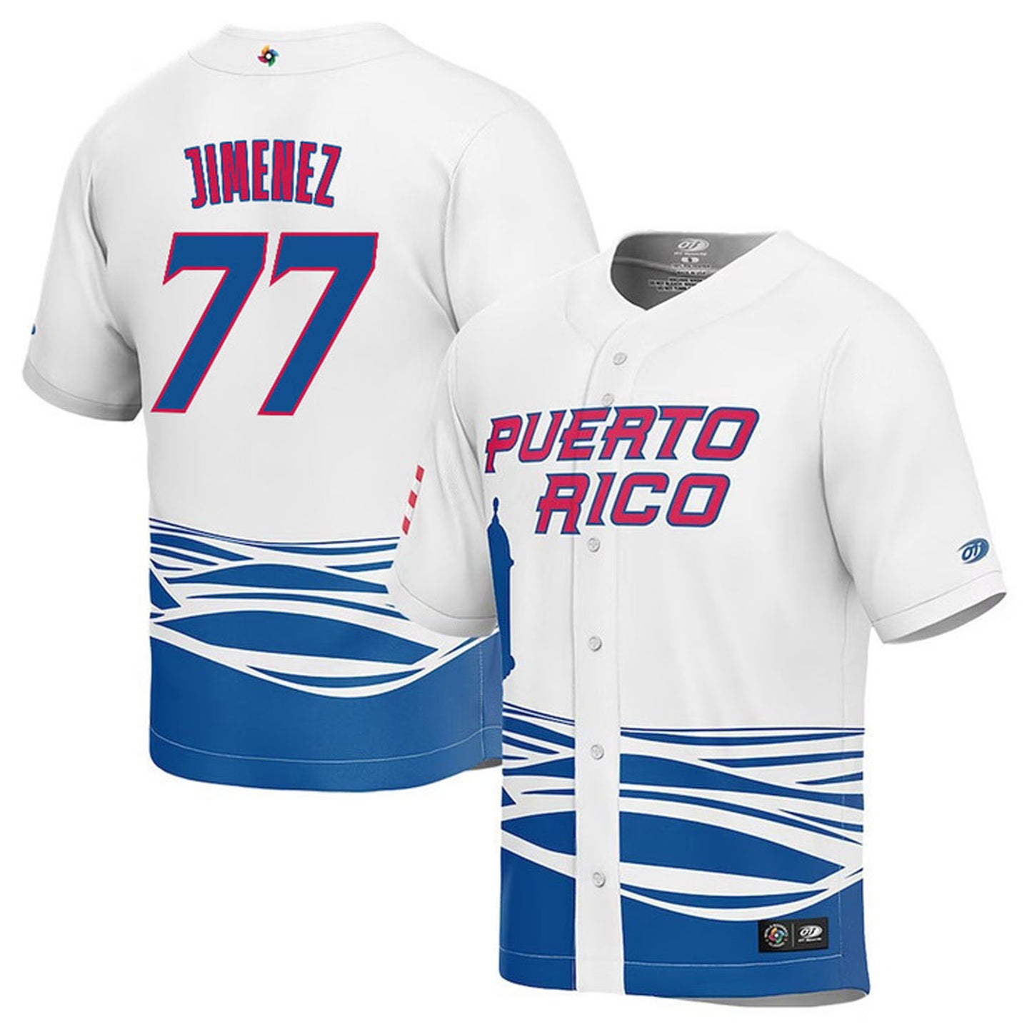 WBC Joe Jimenez Puerto Rico 77 Jersey