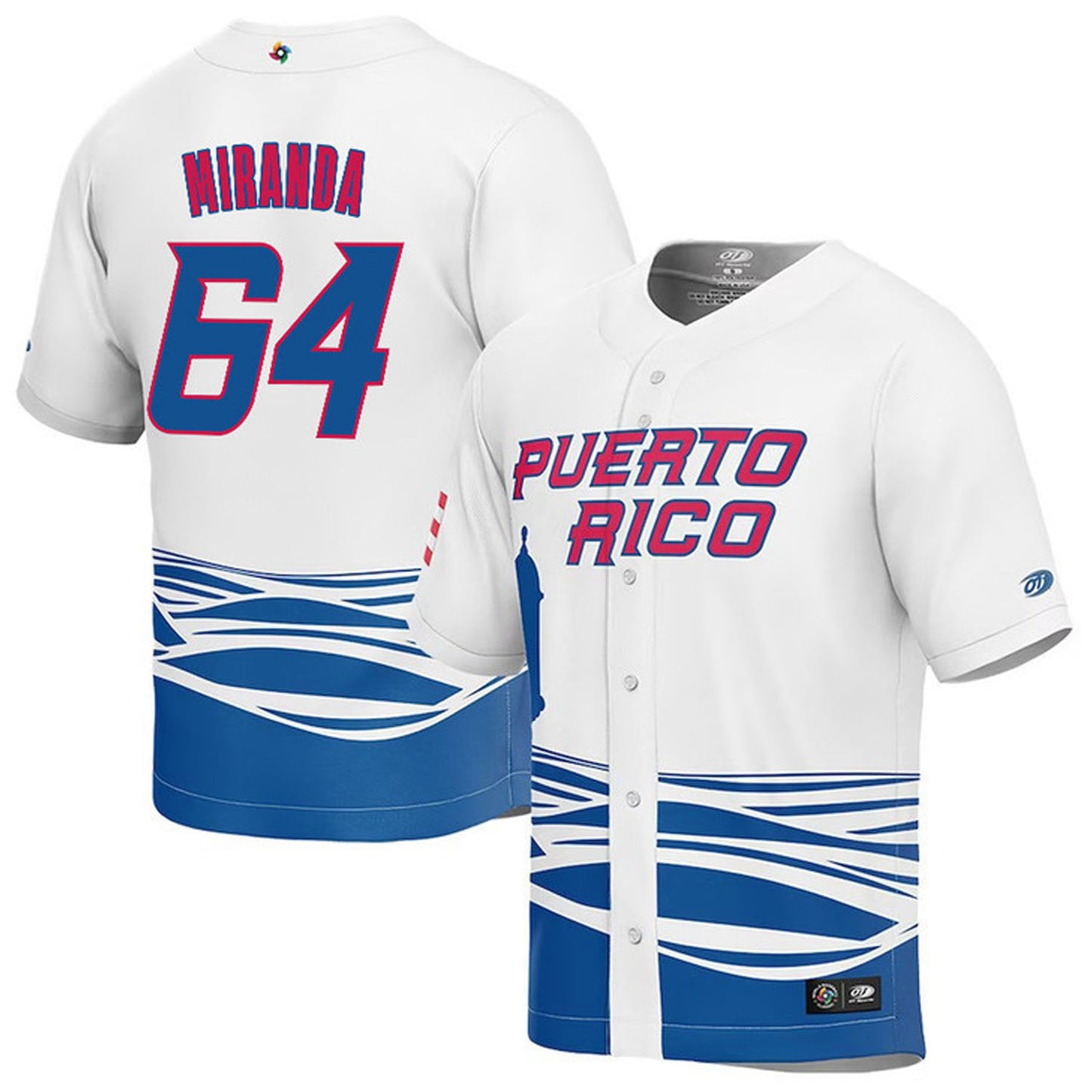 WBC José Miranda Puerto Rico 64 Jersey