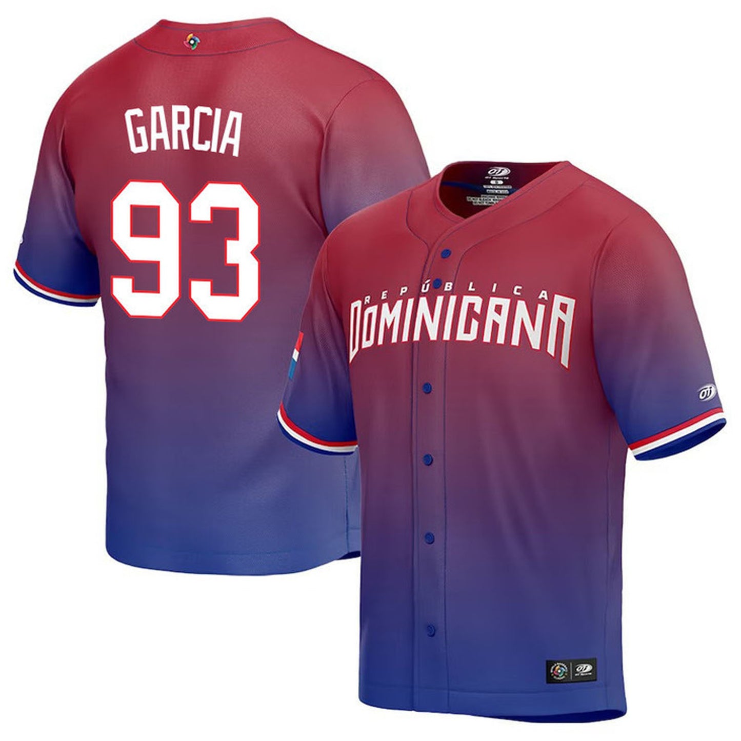 WBC Yimi Garcia Dominican Republic 93 Jersey