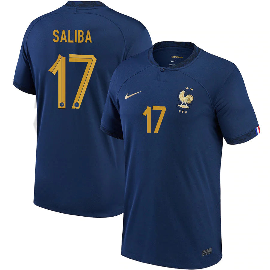 William Saliba France 17 FIFA World Cup Jersey