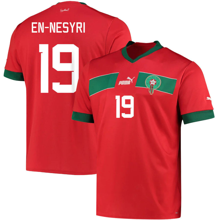 Youssef En-Nesyri Morocco 19 FIFA World Cup Jersey